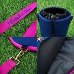 Personalisierte Pickleball Paddel Abdeckung und Drawstring Pouch Set mit Emborderied Text Game Day Geburtstagsgeschenk für Pickleball Spieler