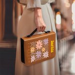 Personalized Danish Flower Bible Verses PU Leather Book Cover with Name Birthday Anniversary Gift for Christian Women