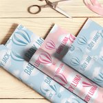 Personalized Hot Air Balloon Clouds Wrapping Paper with Name Set of 3 Gender Reveal Party Baby Shower Birthday Favor Packing for Newborn New Parents