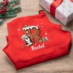 Delantal de cocina con bolsillo para niños, regalo de Navidad para niños y niñas.