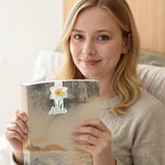 Spersonalizowany, wodoodporny, brokatowy klips magnetyczny z imieniem i nazwiskiem do zakładek urodzinowych dla miłośników książek