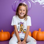 Personlig spökpump Initial 100% bomull Baby Bodysuit Kid T-shirt med namn Halloween Party Present för pojkar flickor