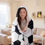 This Is My Territory - Personalized Player Sports Hooded Blanket