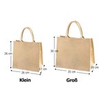 Personalisierte Jute-Tasche Tote Bag im Cartoon-Haustier-Design mit Namen Reisezubehör Geburtstagsgeschenk für Tierhalter