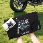 Personalizada Iconic Car Motocycle Bordado Foto Camiseta Sudadera Sudadera con capucha con texto Cumpleaños Aniversario Regalo para los propietarios de automóviles