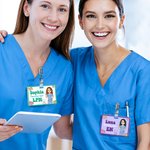 Personalised Nurse Cartoon Characters ID Badge Buddy with Name Title Text Hospital Accessories Appreciation Gift for Women Medical Staff