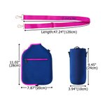 Personalisierte Pickleball Paddel Abdeckung und Drawstring Pouch Set mit Emborderied Text Game Day Geburtstagsgeschenk für Pickleball Spieler