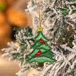 Personalized I Am Always With You Christmas Tree Cardinal Bird Ornament with Name Tree Decor Christmas Commemorative Gift for Family Friends