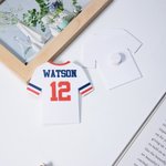 Personalisierte Fußballtrikot Tasche Charm Button mit Namen und Nummer Zubehör für Bogg Game Team Geburtstag Geschenk für Sportliebhaber