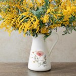 Personalized Zodiac Birth Flower Ceramic Flower Vase with Name Home Decor Birthday Housewarming Christmas Gift for Family Friends