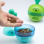 Personalized Cactus Design Dog Interactive Treat Dispenser Toy with Name Pet’s Day Birthday Gift for Pet Lovers Owners