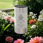 Personalised Angel Baby Solar Garden Light with Text Name and Date Garden Decor Memorial Sympathy Gift for Bereaved Parents