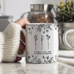 Tasse en céramique 11 oz avec nom et texte Cadeau d'anniversaire de Thanksgiving pour les femmes
