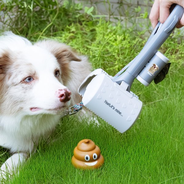 Personalized Yeah It's Mine Long Handle Pooper Scooper with Pet Photo and Name Pet Supply Birthday Gift for Dog Owners