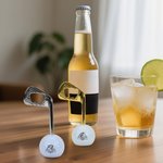 Henkilökohtainen Golf Theme Design Pullonavaaja Initial ja nimi Syntymäpäivä Vuosipäivä Lahja oluen ystäville Golf harrastajat