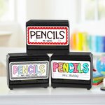 Dispensador de lápices personalizado con texto Decoración del aula Regalo de agradecimiento por la vuelta al cole para un niño profesor
