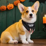 Spersonalizowany prezent na Halloween dla miłośników zwierząt No Tricks Just Treats Devil Wings Cat Dog Soft Pet Bandana Spooky Season Halloween Gift for Pet Lovers Pet Parents
