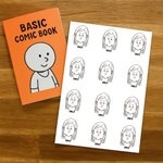 Personlig Comic Style Cartoon Avatar Tattoo Klistermärken med namn Party Födelsedagspresent för kvinnor Män