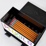 Dispensador de lápices personalizado con texto Decoración del aula Regalo de agradecimiento por la vuelta al cole para un niño profesor