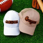 Henkilökohtainen Monivärinen säädettävä Baseball Cap nimi Travel Accessory Syntymäpäivä lahja isälle Lapset