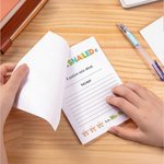 Personalized Tiger Snail Bee Brag Notepad with 40/80 Pages and Text Back to School Teacher's Day Appreciation Gift for Teachers