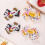 Henkilökohtainen kynä koostumus kirja Design Hair Bow Clip nimi ja kortti hiukset lisävaruste Takaisin kouluun ensimmäinen päivä lastentarha lahja tytöille