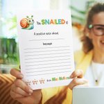 Personalized Tiger Snail Bee Brag Notepad with 40/80 Pages and Text Back to School Teacher's Day Appreciation Gift for Teachers