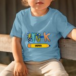 Personlig Graffiti Grid Grade Pencil Soft Kid T-shirt Sweatshirt Hoodie med namn Tillbaka till skolan Födelsedagspresent för pojkar flickor