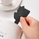 Marcapáginas magnético personalizado con nombre diseño floral y personaje de dibujos animados regalo de cumpleaños para familia y amigos