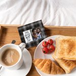Personalised You Are the Greatest Hero Buffalo Plaid Design Ceramic Coaster with Photo Birthday Father's Day Christmas Gift for Dad