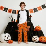 Pantalon de Pyjama pour Enfant Adulte Personnalisé avec Nom et Photo de Visage Cadeau Anniversaire pour Famille Amis