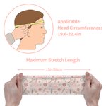Personalised Cute Floral Medical Element Sweat-Proof Headband with Name Nurse Week Appreciation Gift for Medical Staff