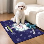 Zerbino personalizzato con nome e testo per gatti e cani, regalo di compleanno e inaugurazione per gli amanti degli animali.