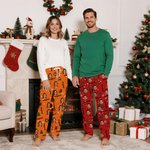 Pantalon de Pyjama pour Enfant Adulte Personnalisé avec Nom et Photo de Visage Cadeau Anniversaire pour Famille Amis
