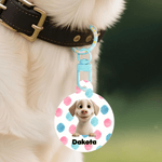 Personalized Cute Cartoon Pet Acrylic Pet Tag with Name Daily Use Birthday Gift for Pet Owners