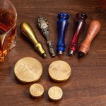 Personalized Engraved Monogram Whiskey Ice Cube Mold Tray with Stamp and Tong Bar Accessory Party Birthday Anniversary Gift for Bartender Men
