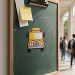 Imán personalizado con diseño de autobús escolar y texto Regalo de fin de curso para conductor de autobús escolar