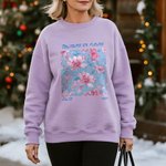 T-shirt ou Sweatshirt Personnalisé avec Nom Texte Année et Motif de Fleur Cadeau Anniversaire Retour à l'École Mariage pour Femme