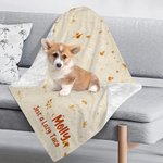 Gepersonaliseerd Funny Tortilla Zacht Huisdier Deken met Naam en Tekst Home Decor Verjaardag Kerstcadeau voor Kat Hond Huisdier Liefhebbers
