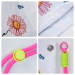 Personlig fødselsblomst sommerfugl Crossbody mobiltelefonveske med navn Reise Shoppingtilbehør Bursdagsgave til kvinner