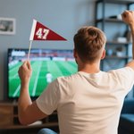 Personalised Multicoloured Mini Pennant with Text and Stick Back to School Graduation Party Game Day Gift for Students Sports Fans