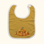 Calabaza personalizada Mi 1er Halloween Babero de algodón 100% con nombre Fiesta de Halloween Regalo para recién nacidos