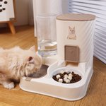 Personalised Pet Photo Automatic 2-in-1 Gravity Pet Feeder and Water Dispenser with Name Daily Use Birthday Gift for Pet Owners