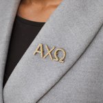 Personalised Pearl Sorority Brooch Pin with Greek Letter Sorority Accessories Initiation Ceremony Gift for Sister | Callie × Affinity Licensing