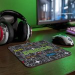 Elementi di gioco personalizzati Tappetino per mouse antiscivolo con nome Regalo di compleanno per gli studenti amanti dei videogiochi