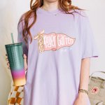 Personalized Pennant Flag Floral Bow Design Soft 100% Cotton T-shirt with Name and Grade Birthday Back to School Gift for Girls Teachers