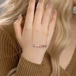 Personalisierte mehrere 1-8 Birthstones Familie Halskette Geburtstag Jahrestag Weihnachten Geschenk für Frauen Mom