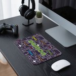 Elementi di gioco personalizzati Tappetino per mouse antiscivolo con nome Regalo di compleanno per gli studenti amanti dei videogiochi