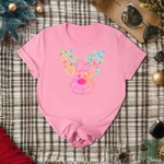 T-shirt personnalisé Elan Sweatshirt Hoodie avec nom Cadeau de Noël pour Famille Ami
