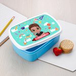 Boîte Repas Personnalisée avec Personnage Dessin Animé et Nom Qualité Alimentaire Cadeau Rentrée Anniversaire pour Enfants
